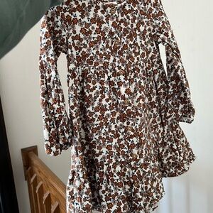 Floral Long Sleeve Dress 4T